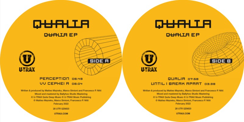 28UTRQDM20_LabelA_Qualia EP_UTRAX_800x400